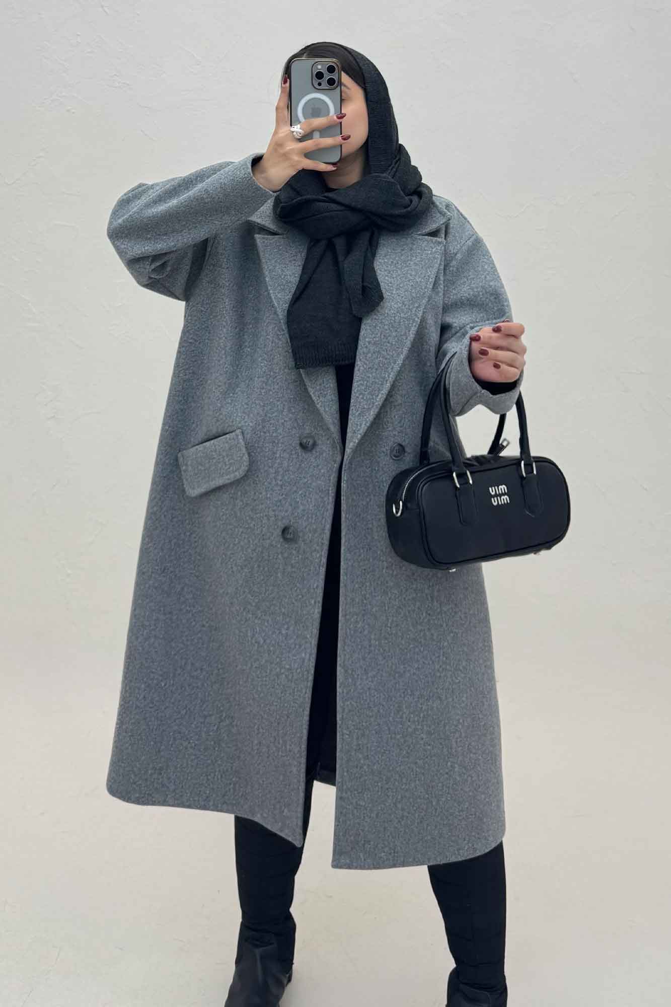 پالتو فوتر بلند مدل ناردیس