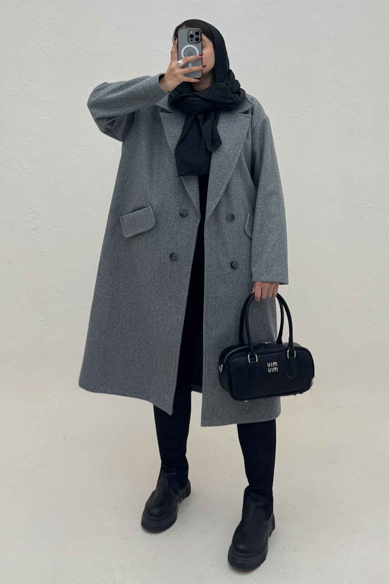 پالتو فوتر بلند مدل ناردیس