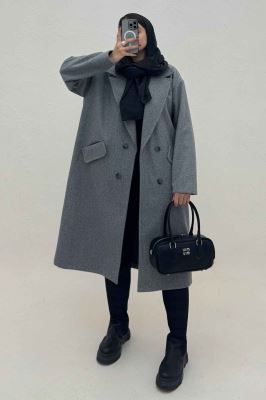 پالتو فوتر بلند مدل ناردیس