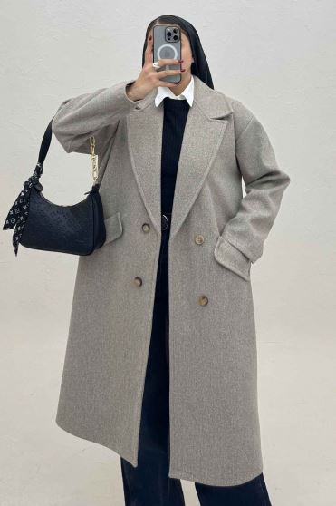 پالتو فوتر بلند مدل ناردیس