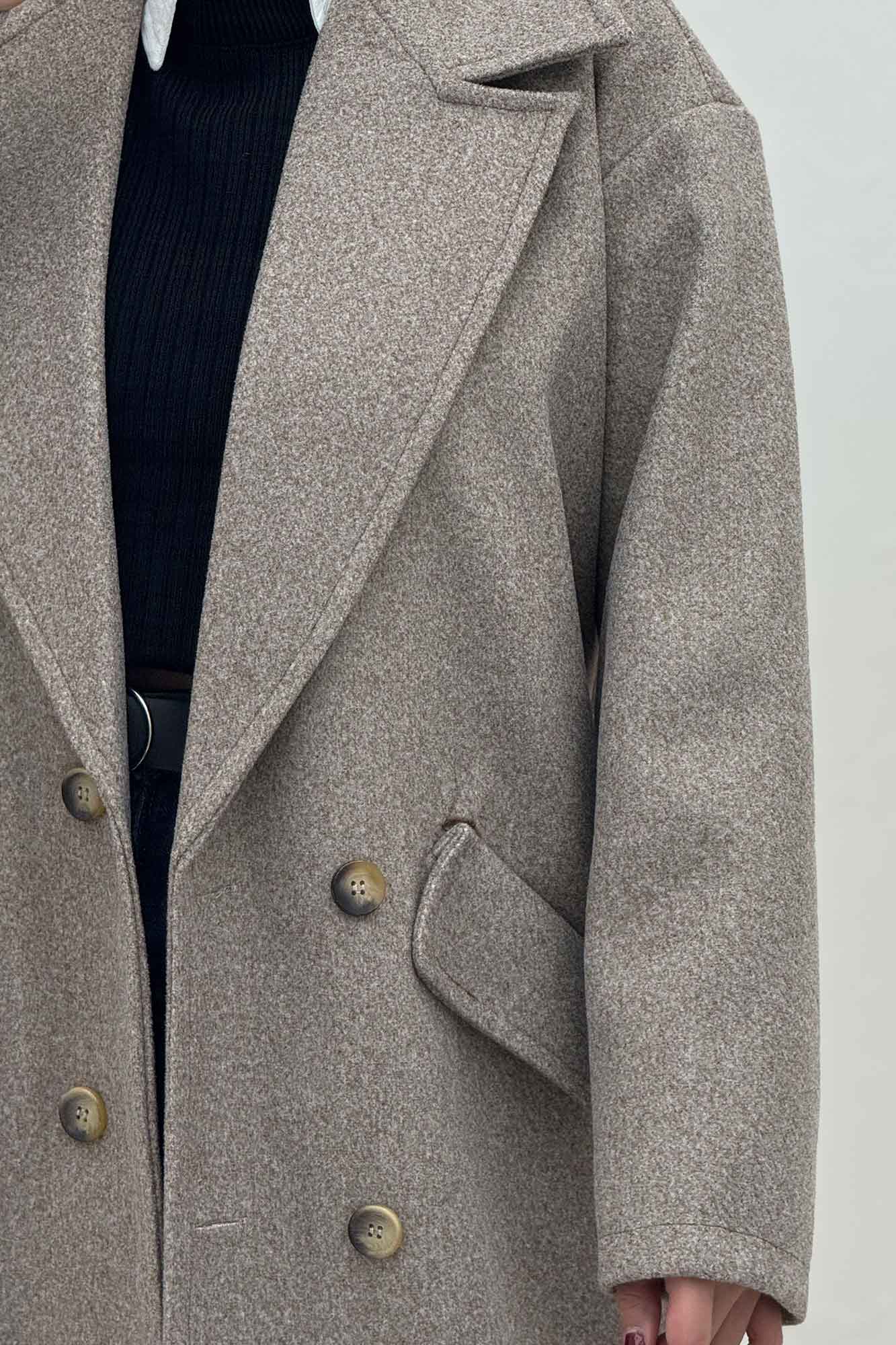 پالتو فوتر بلند مدل ناردیس