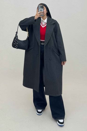 پالتو فوتر بلند موهردار لیندو