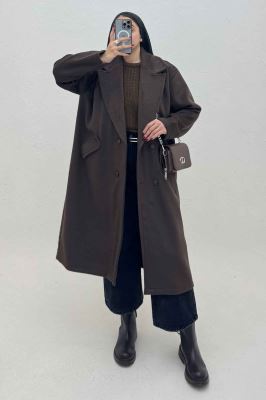 پالتو فوتر بلند موهردار لیندو