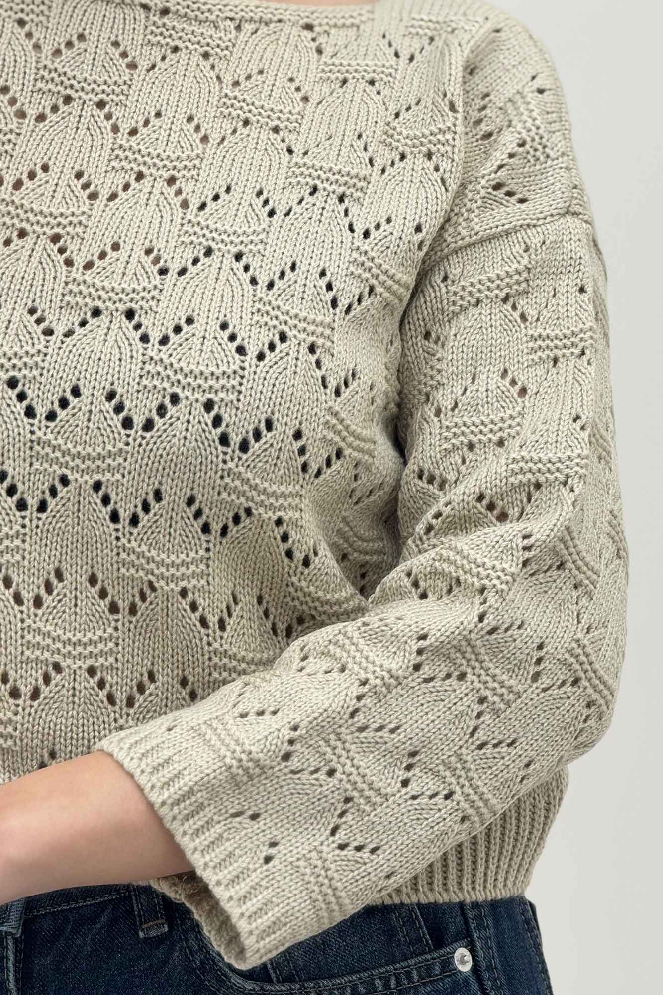 بلوز بافت طرح دار کد 126