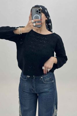 بلوز بافت طرح دار کد 126