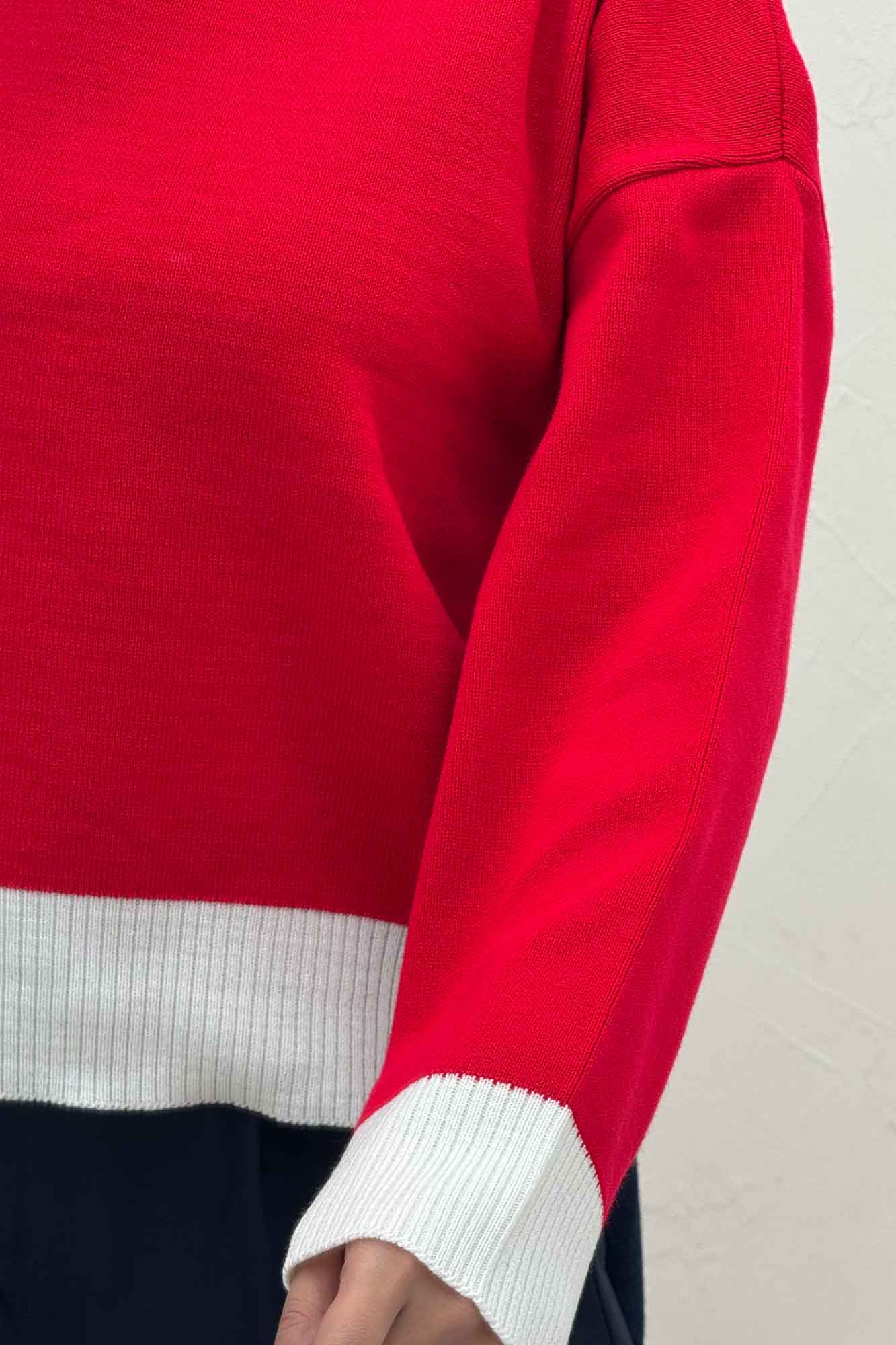 بلوز بافت یلدایی پایین سفید