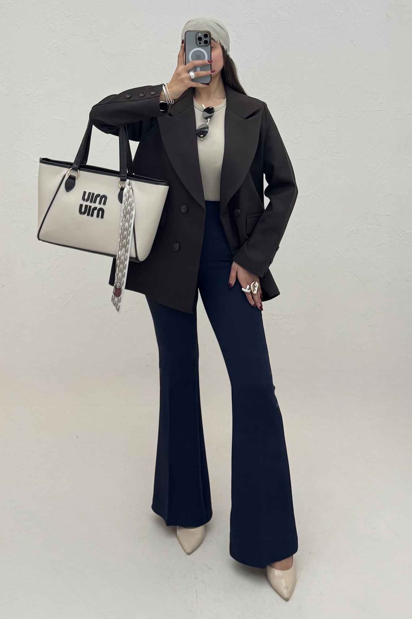 کت مازراتی یقه انگلیسی سر آستین دکمه