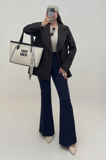 کت مازراتی یقه انگلیسی سر آستین دکمه