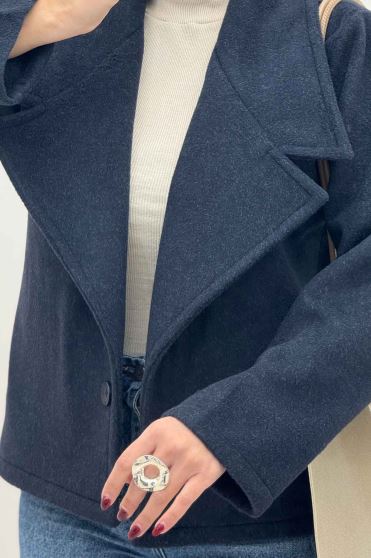 کت فوتر کشمیر تک دکمه 