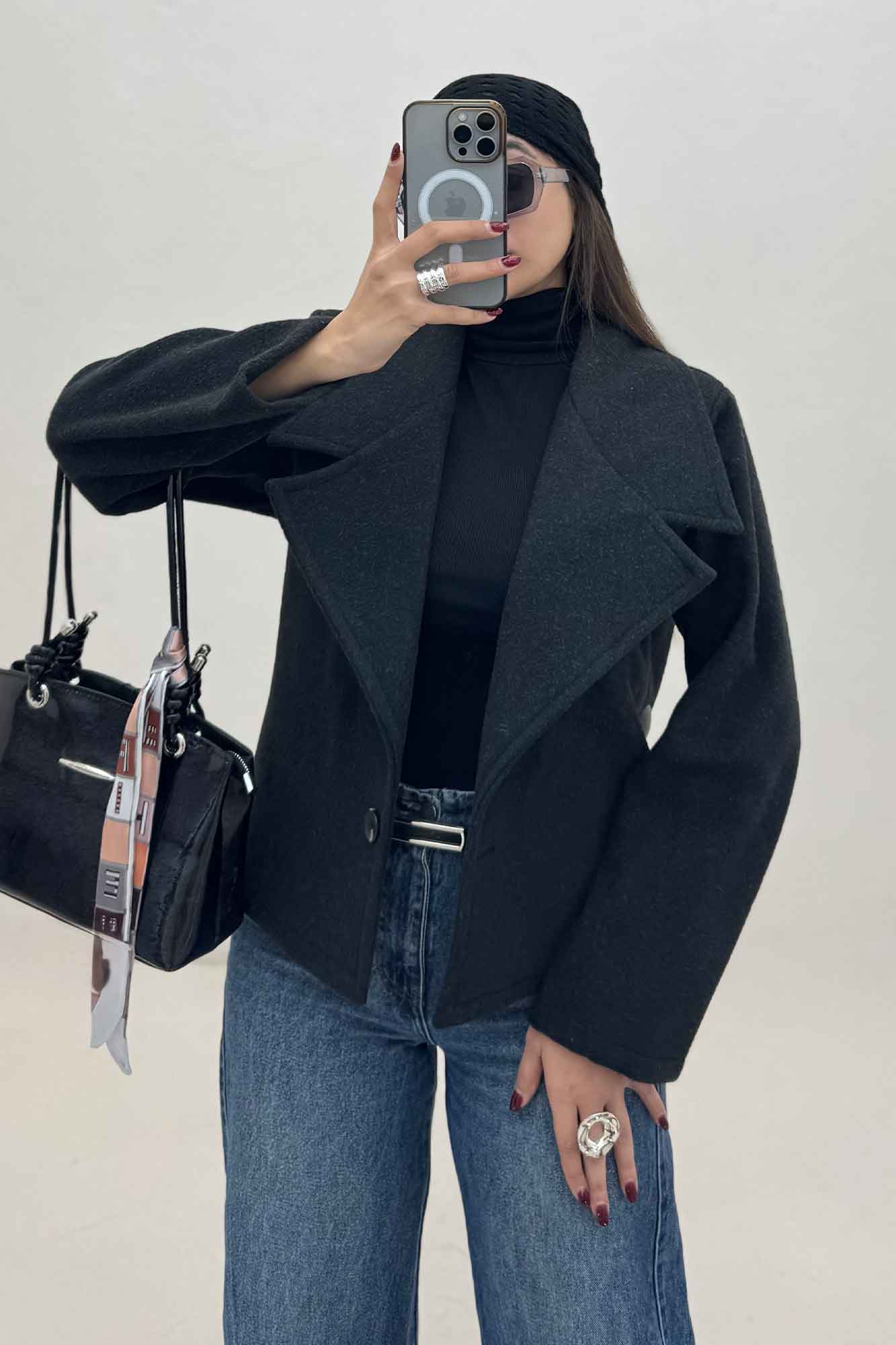 کت فوتر کشمیر تک دکمه 