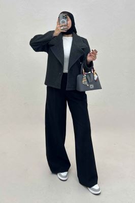 کت فوتر کجراه تک دکمه 