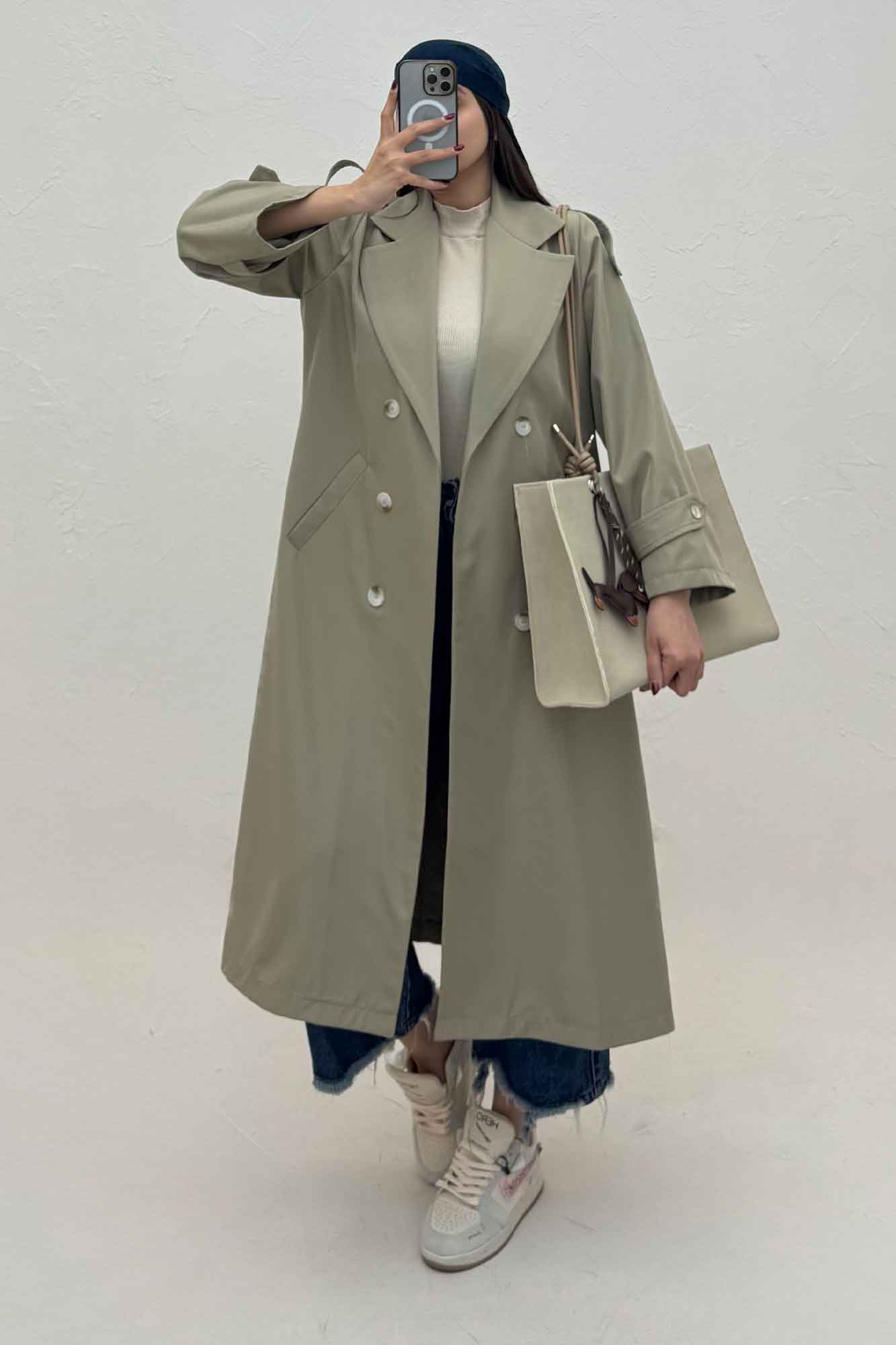 بارانی بلند سانتانا مدل ALKAN