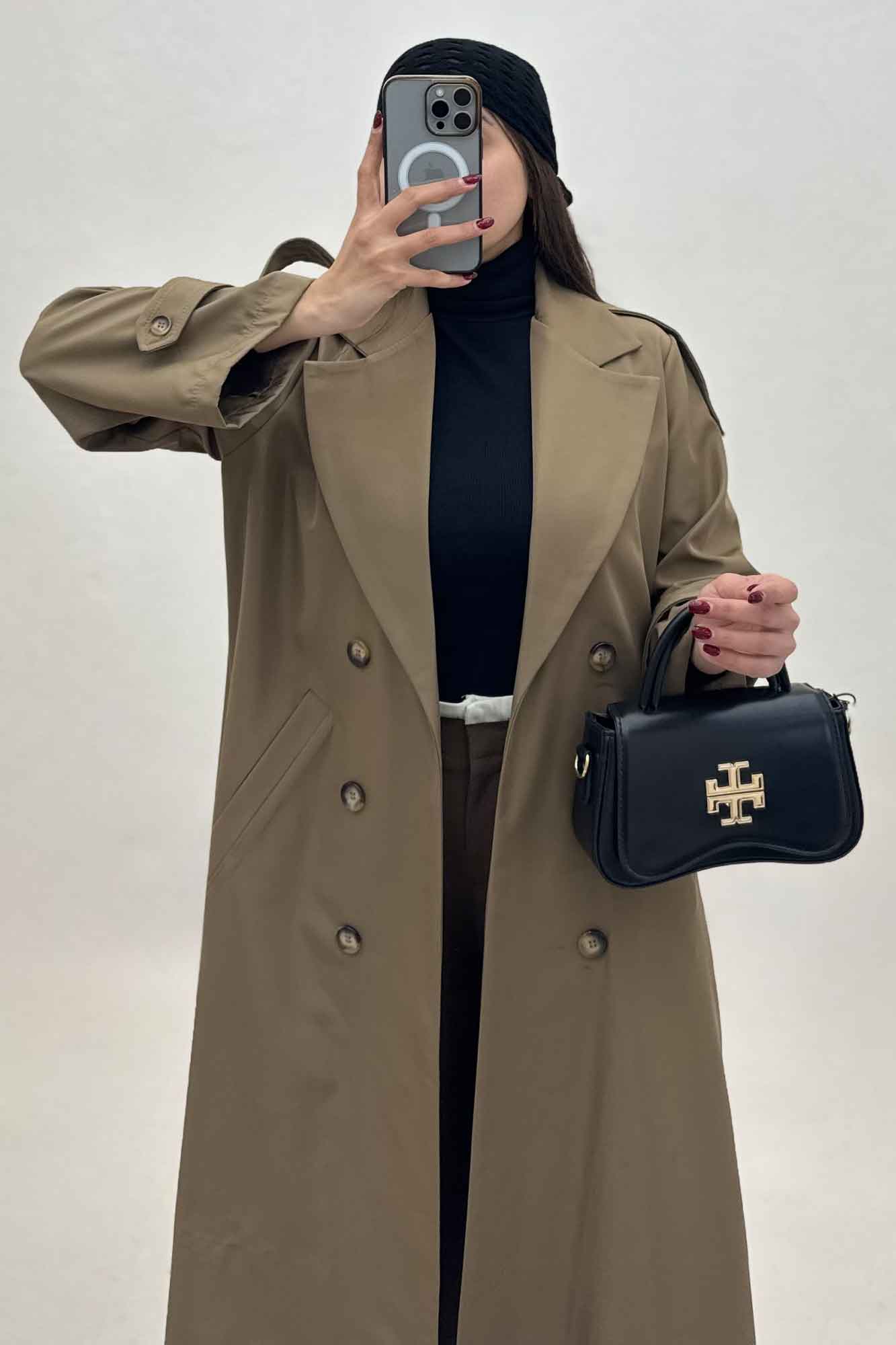 بارانی بلند سانتانا مدل ALKAN