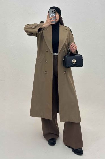 بارانی بلند سانتانا مدل ALKAN