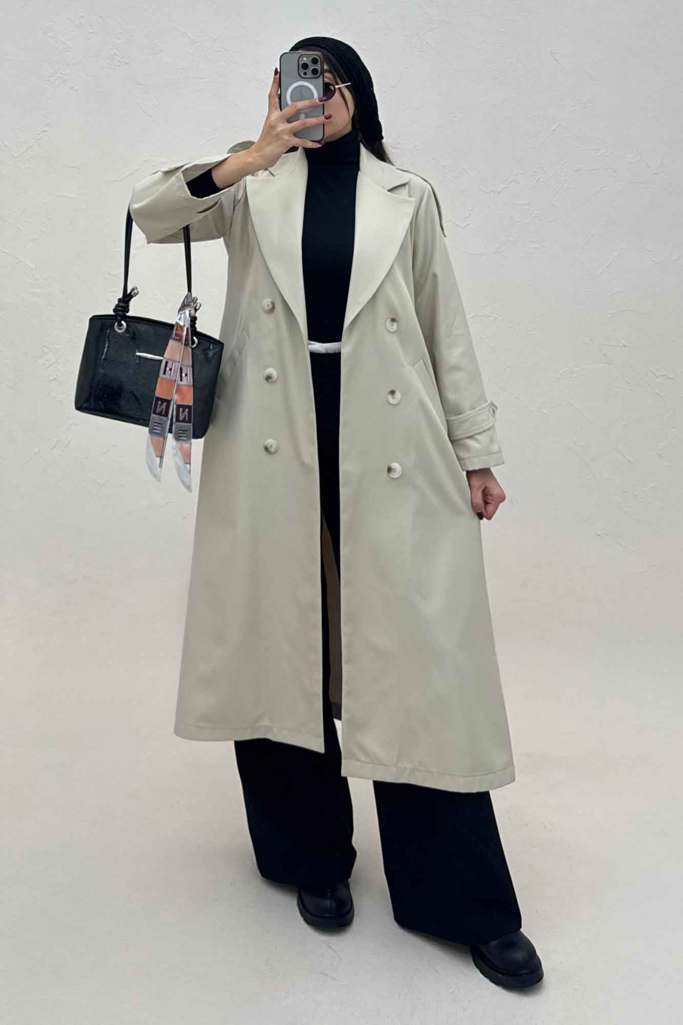 بارانی بلند سانتانا مدل ALKAN