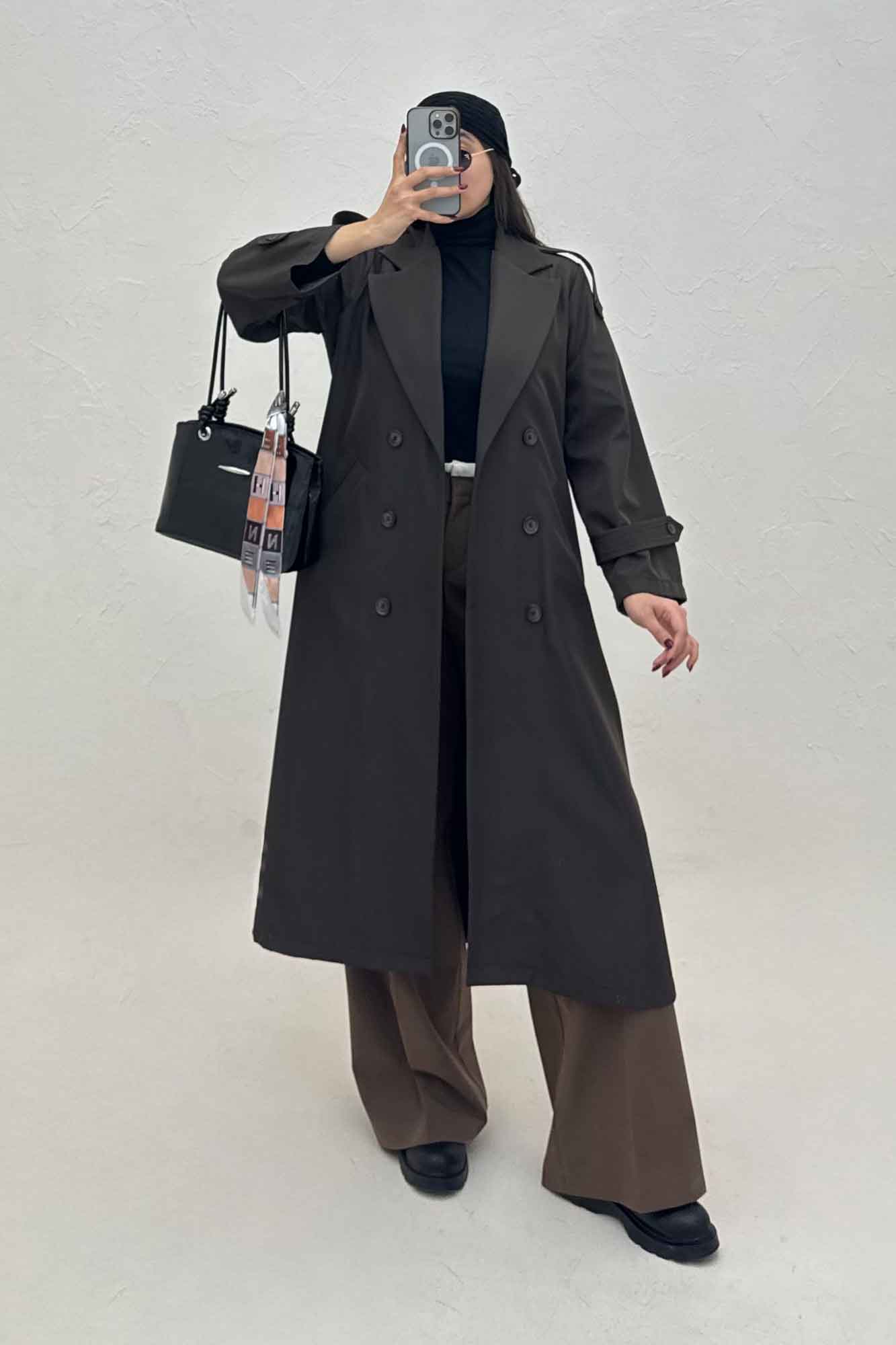 بارانی بلند سانتانا مدل ALKAN