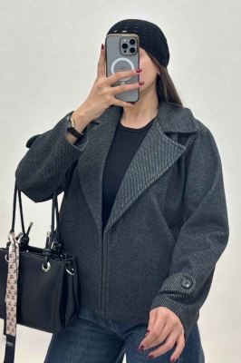 کت فوتر کجراه یقه انگلیسی