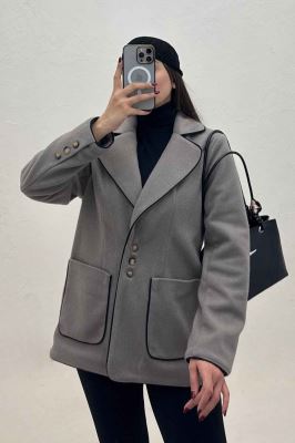 کت فوتر مغزی دوزی آستردار دو جیب