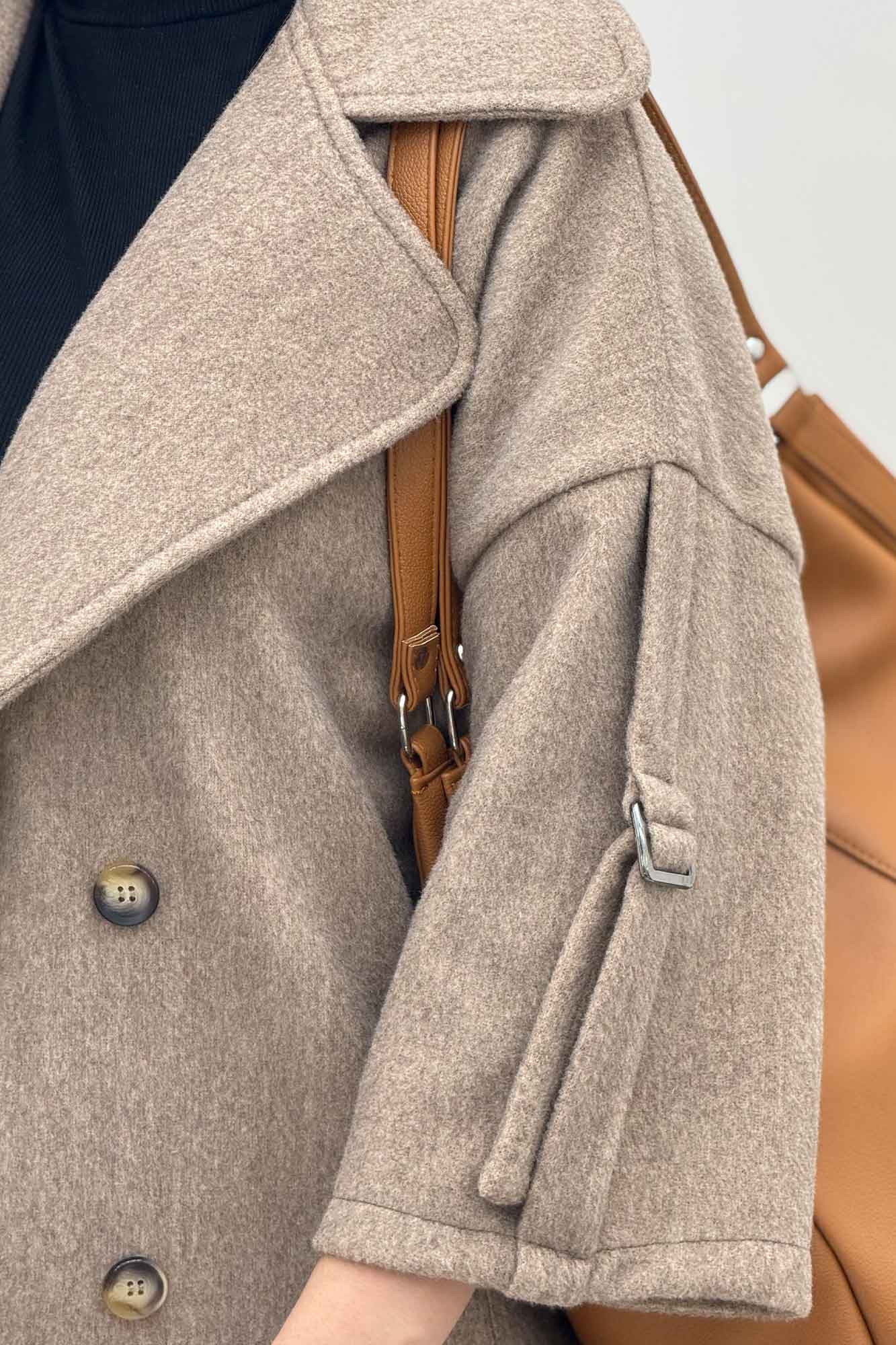 کت فوتر کشمیر آستین سگک دار 