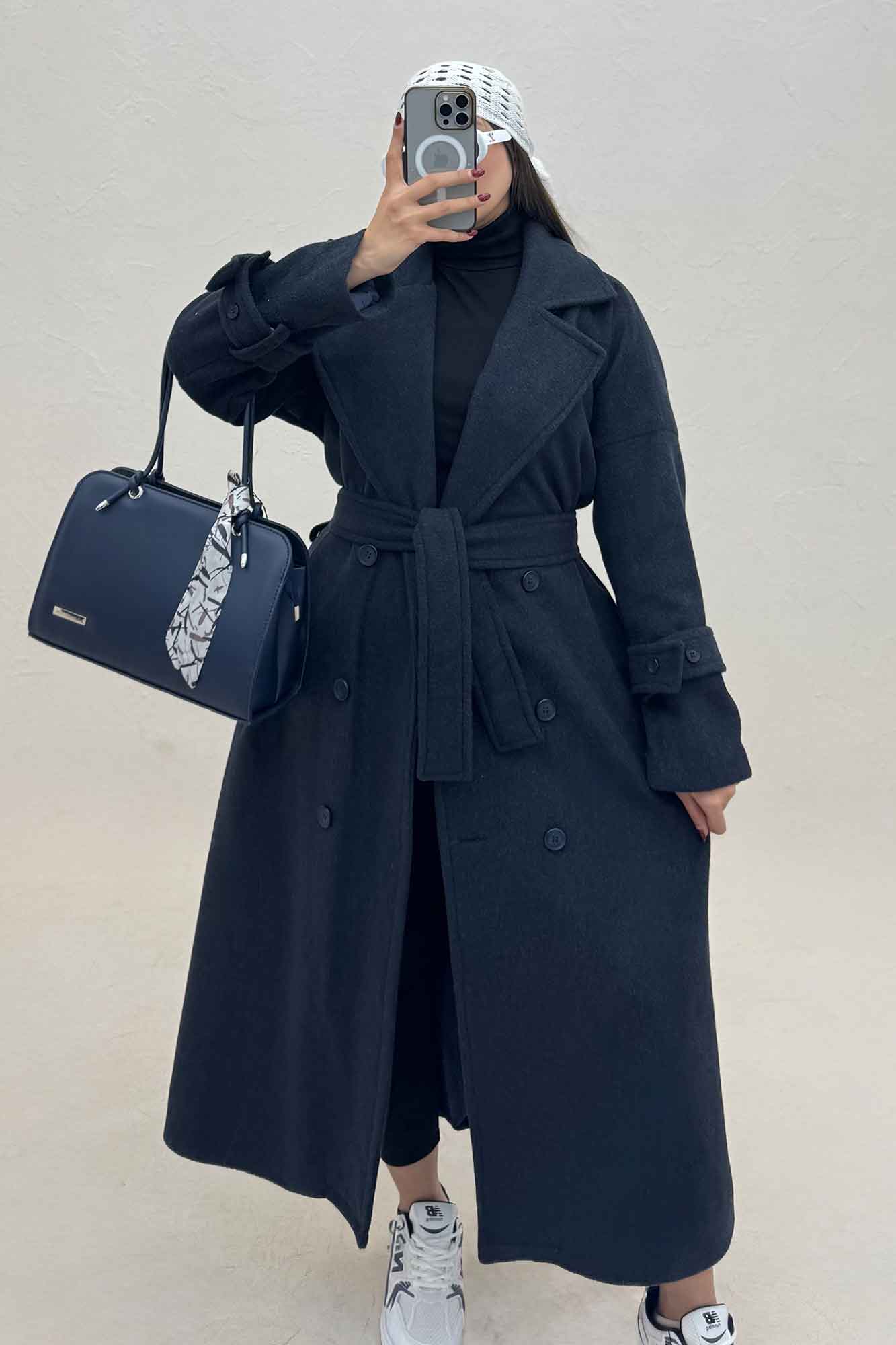 پالتو فوتر کشمیر آستردار سر آستین بند