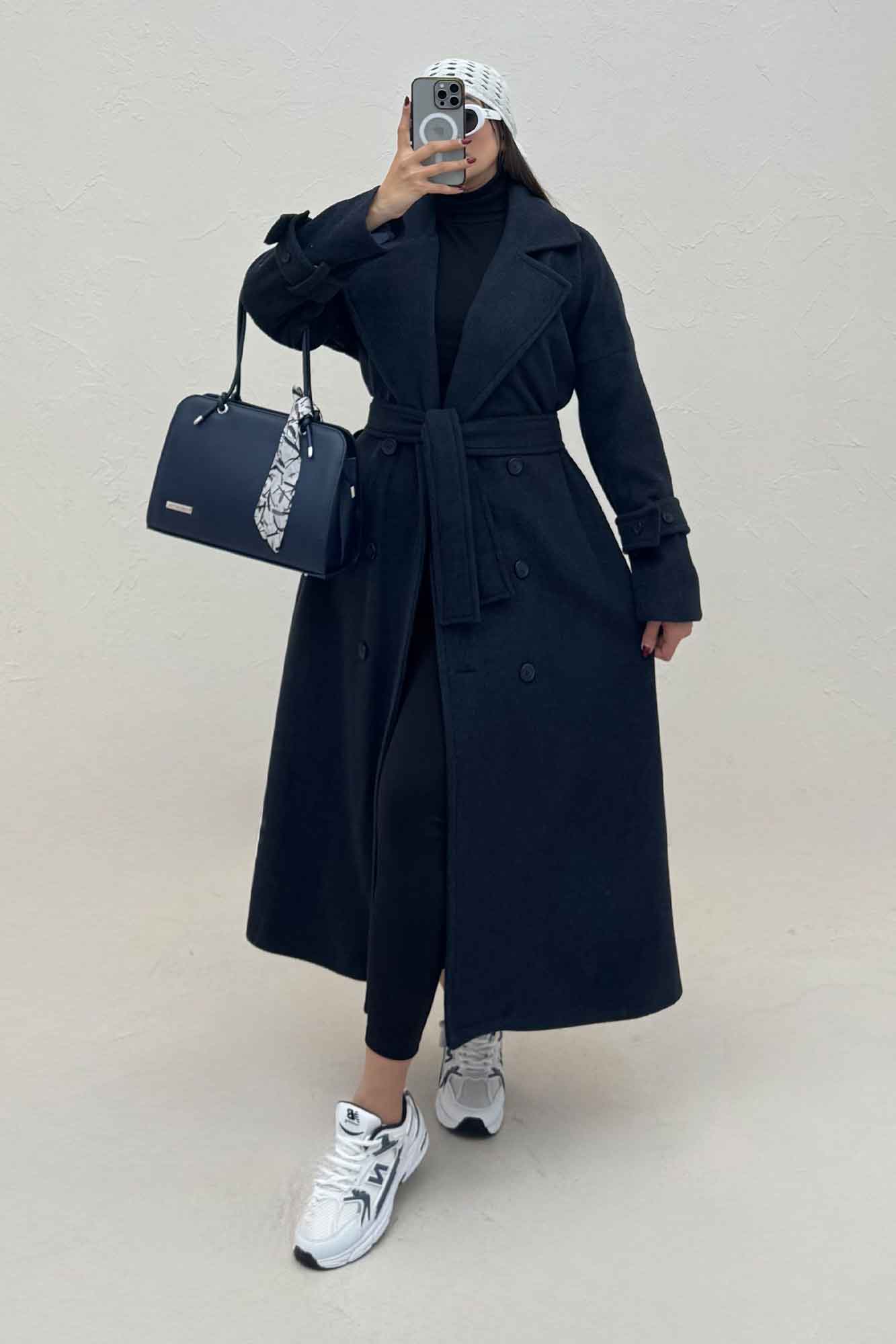 پالتو فوتر کشمیر آستردار سر آستین بند