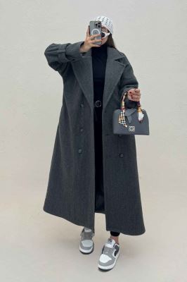 پالتو فوتر کشمیر آستردار سر آستین بند