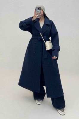 پالتو بلند فوتر آستردار ELIZ