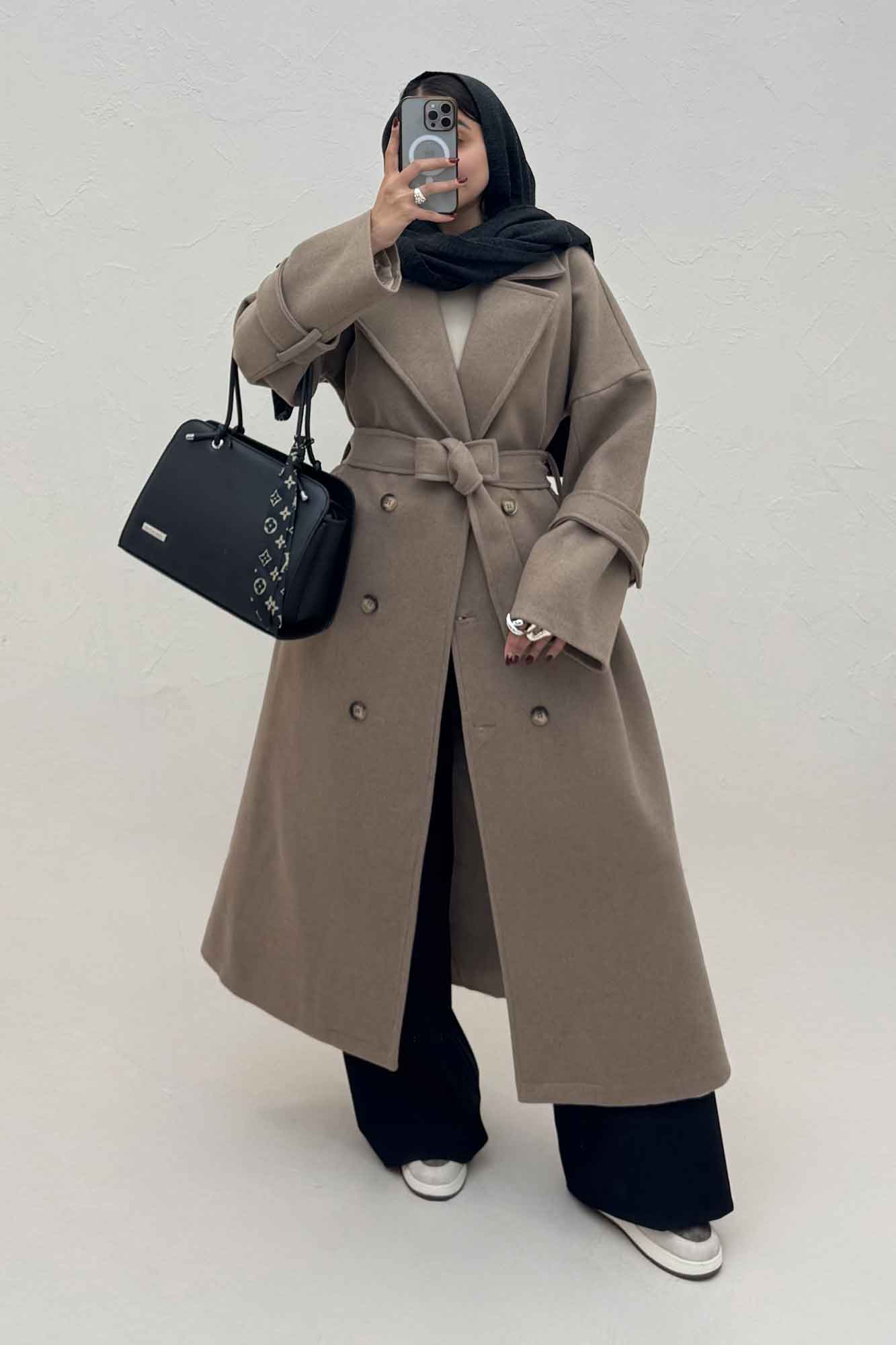 پالتو بلند فوتر آستردار ELIZ