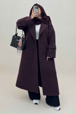 پالتو بلند فوتر آستردار ELIZ