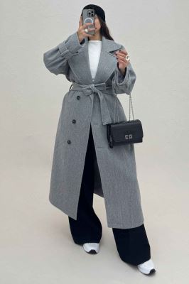 پالتو بلند فوتر آستردار ELIZ