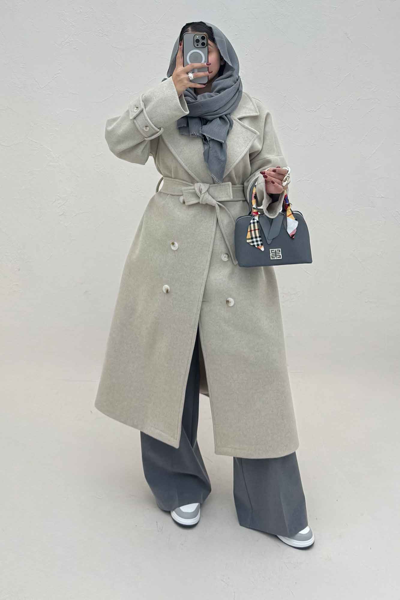 پالتو بلند فوتر آستردار ELIZ