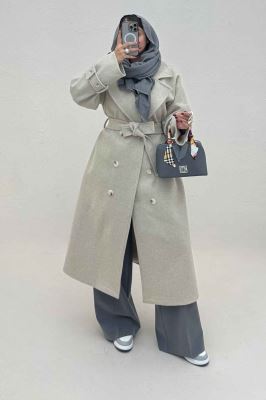 پالتو بلند فوتر آستردار ELIZ