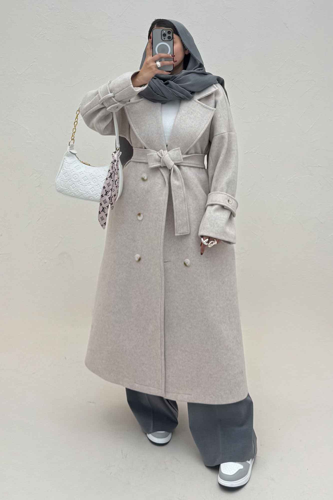 پالتو بلند فوتر آستردار ELIZ