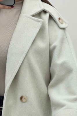 پالتو بلند فوترکشمیر مج پاکتی آستردار