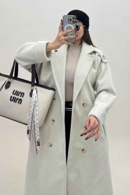 پالتو بلند فوترکشمیر مج پاکتی آستردار