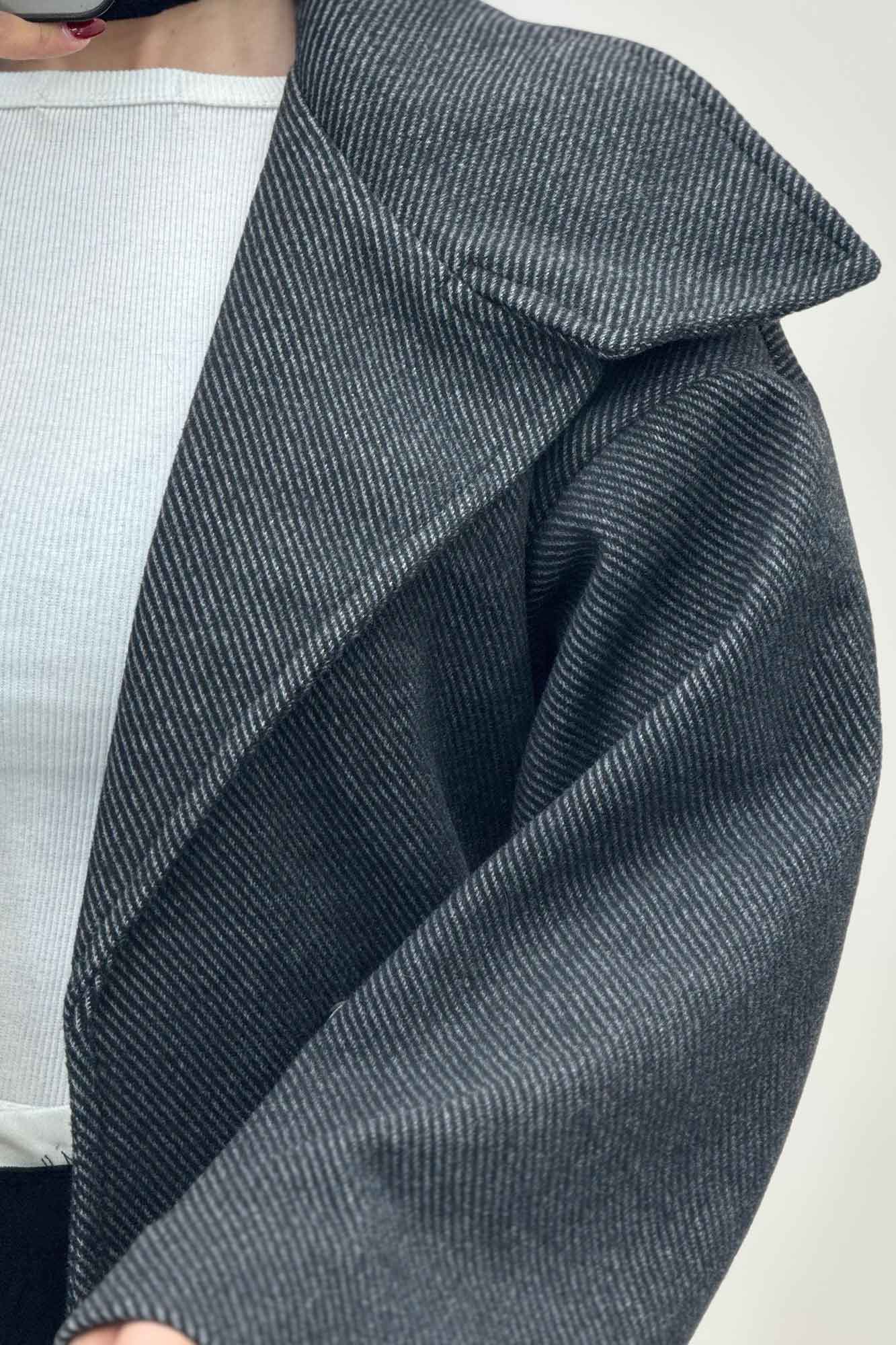 کت فوتر کجراه آستردار یقه چاک