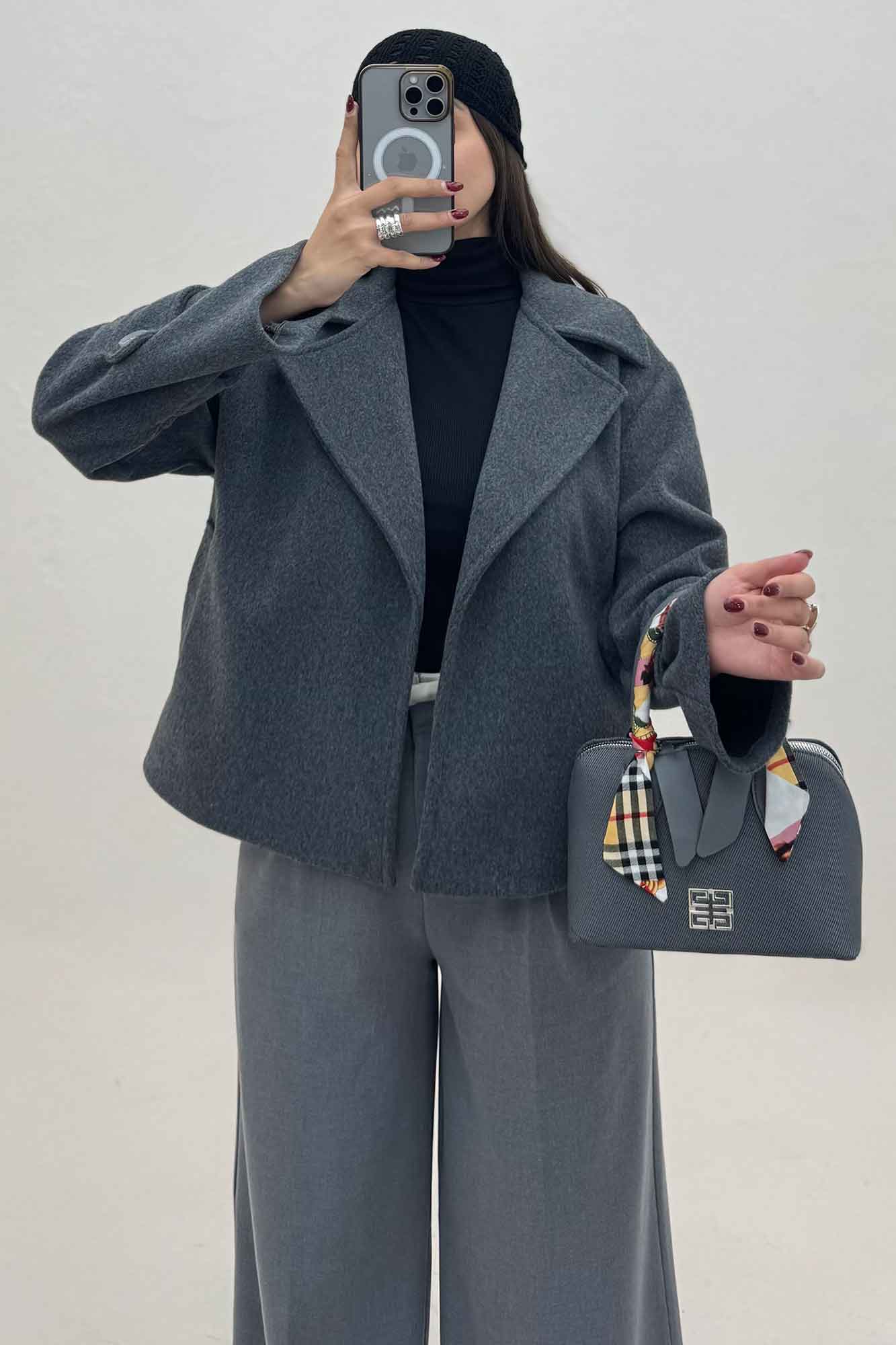 کت کوتاه فوتر دو جیب JOLIA