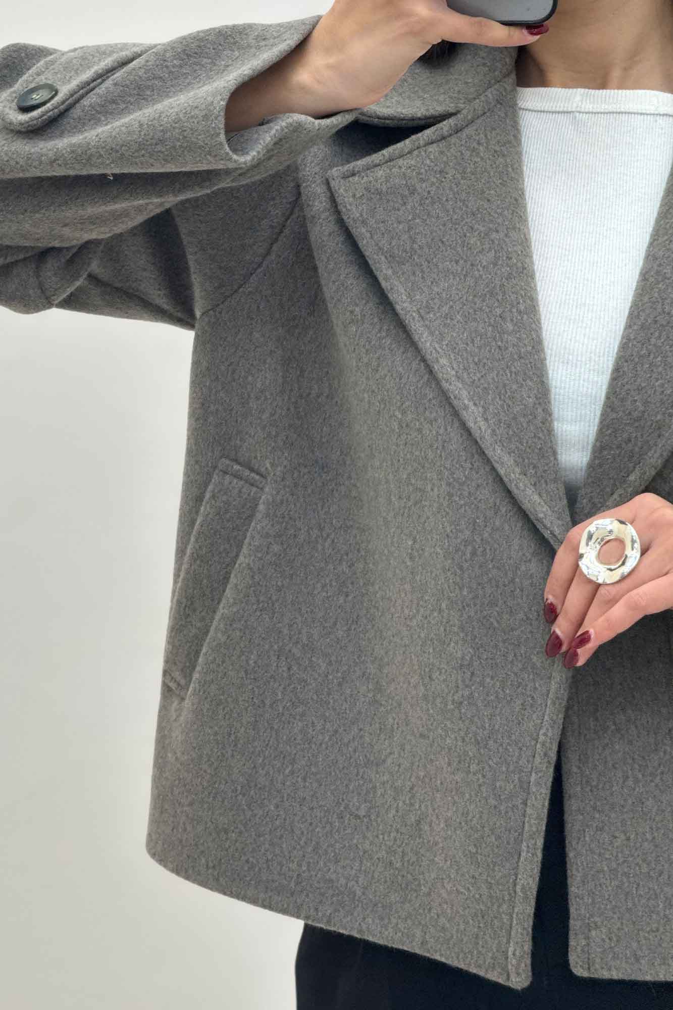 کت کوتاه فوتر دو جیب JOLIA