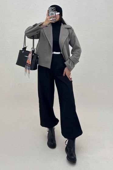 کت کوتاه فوتر دو جیب JOLIA