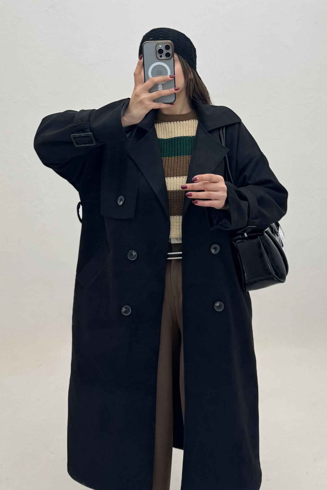 جیر بلند آستردار تک شنل