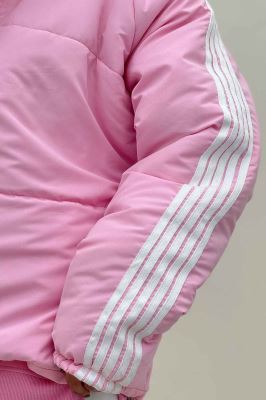 کاپشن اسکیمویی نوار دار