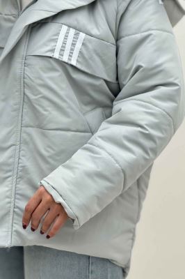 کاپشن کلاه دار پشت بلند