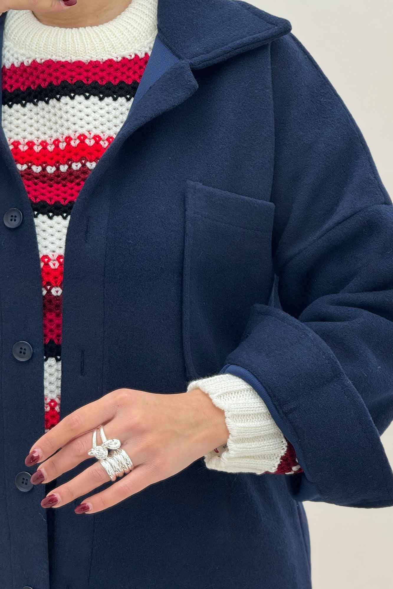 ست پالتو و شلوار تک جیب روناک