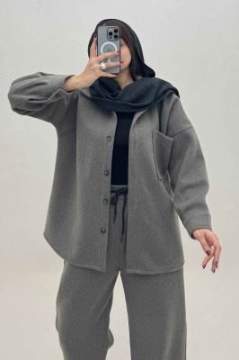 ست پالتو و شلوار تک جیب روناک