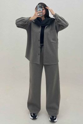 ست پالتو و شلوار تک جیب روناک