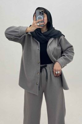 ست پالتو و شلوار تک جیب روناک