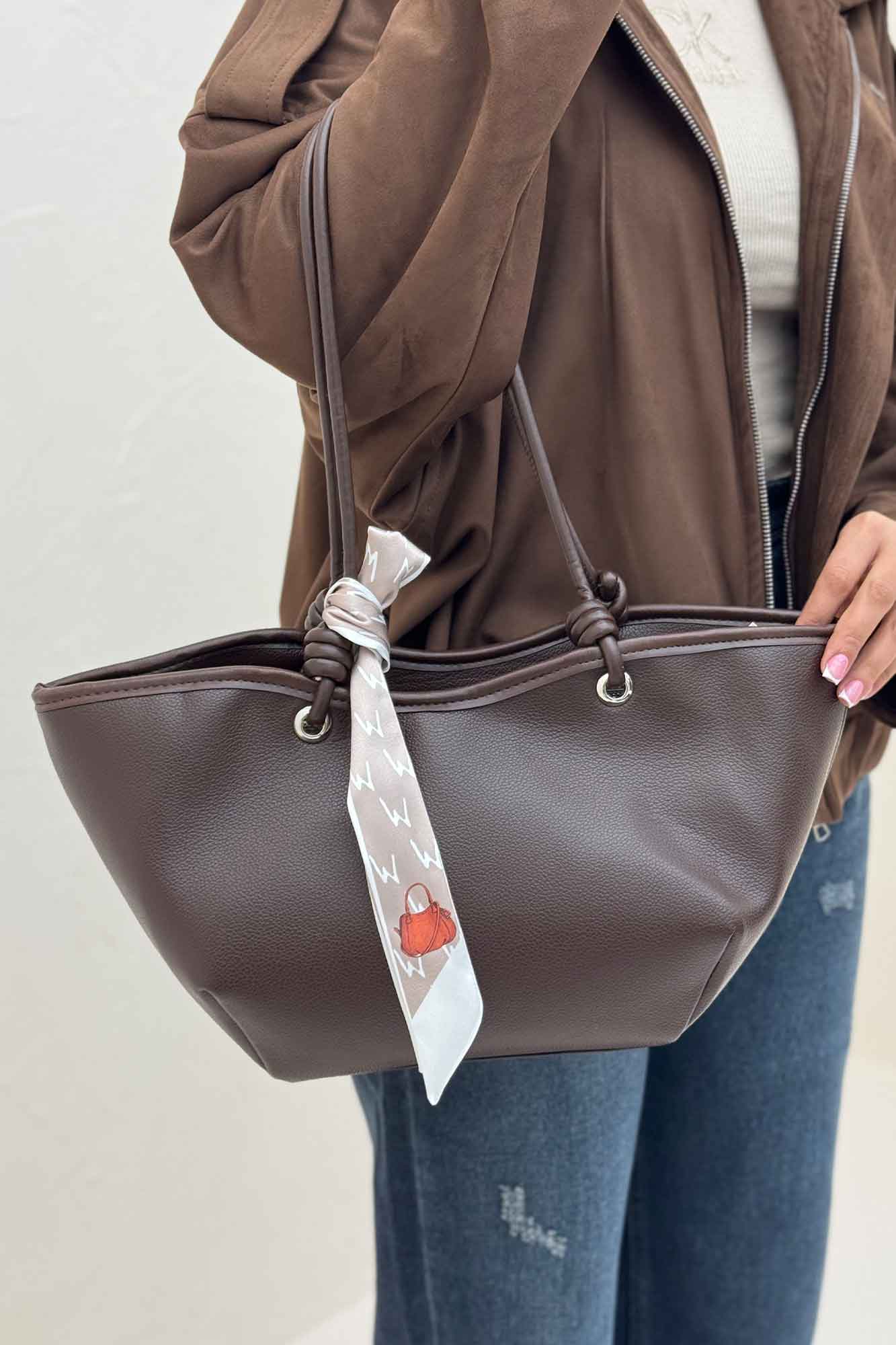 کیف قایقی دسته طنابی 4300