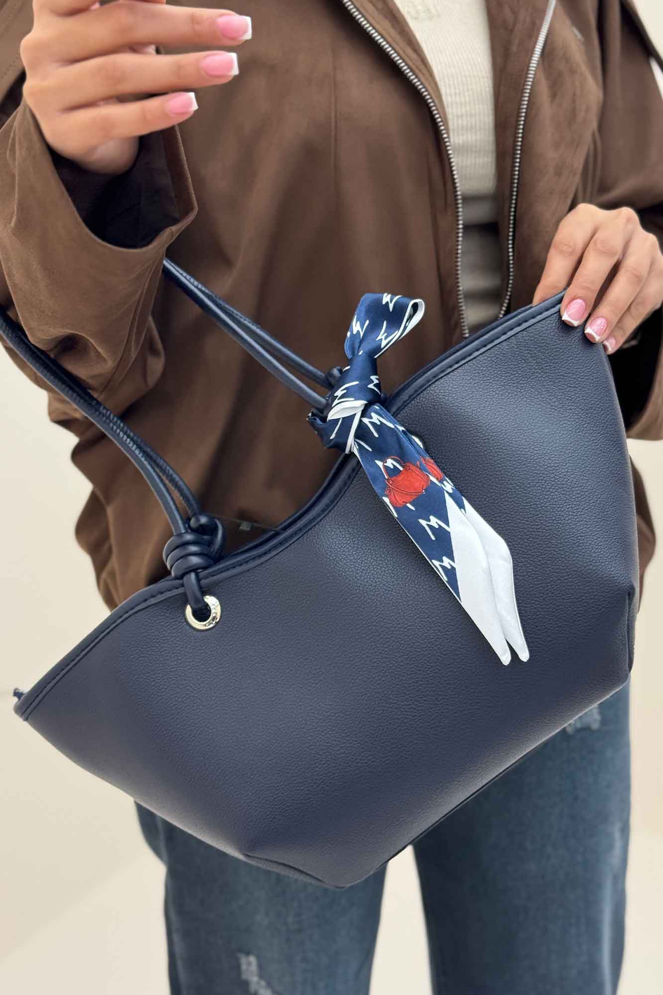 کیف قایقی دسته طنابی 4300