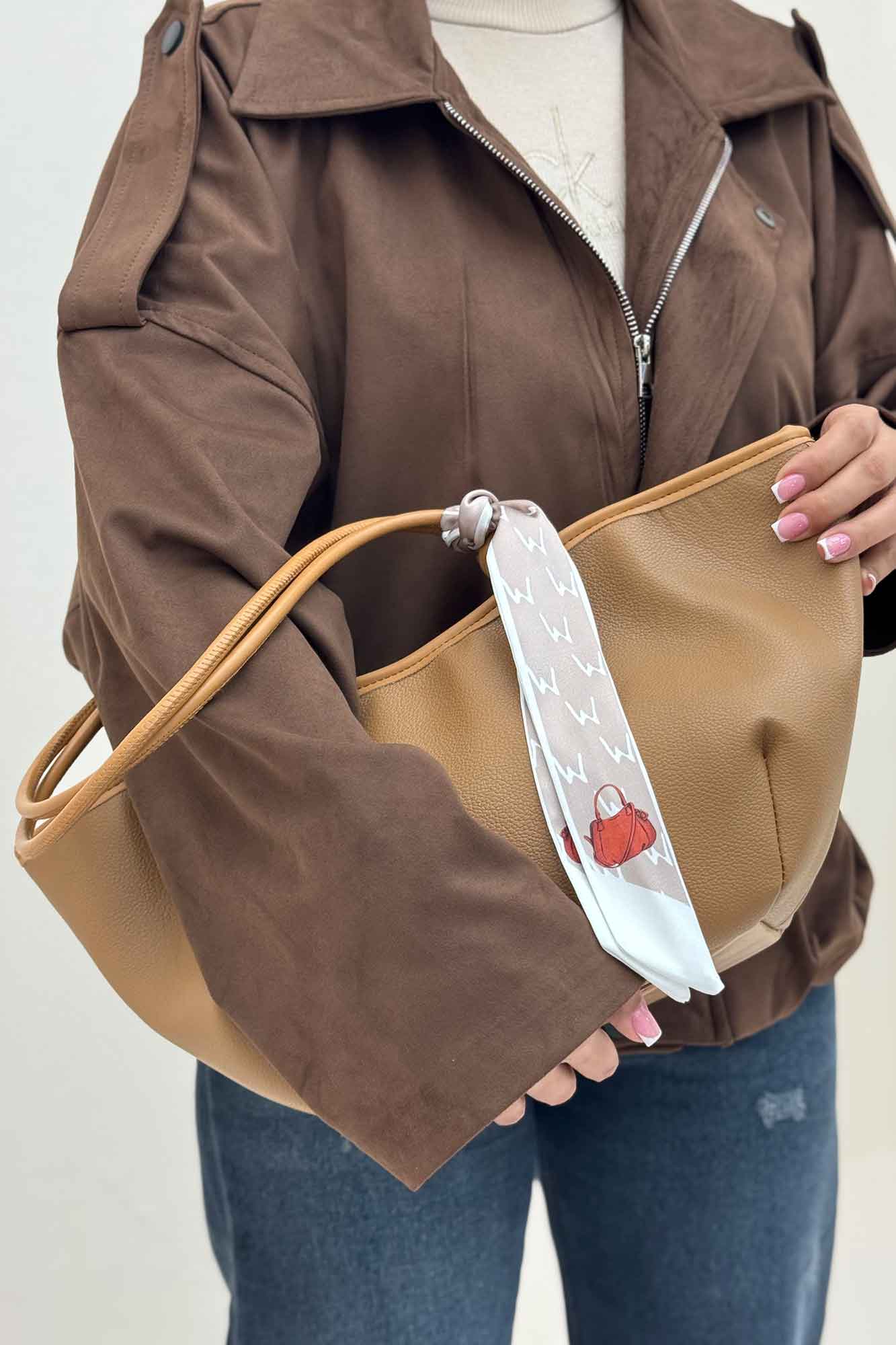 کیف قایقی دسته طنابی 4300