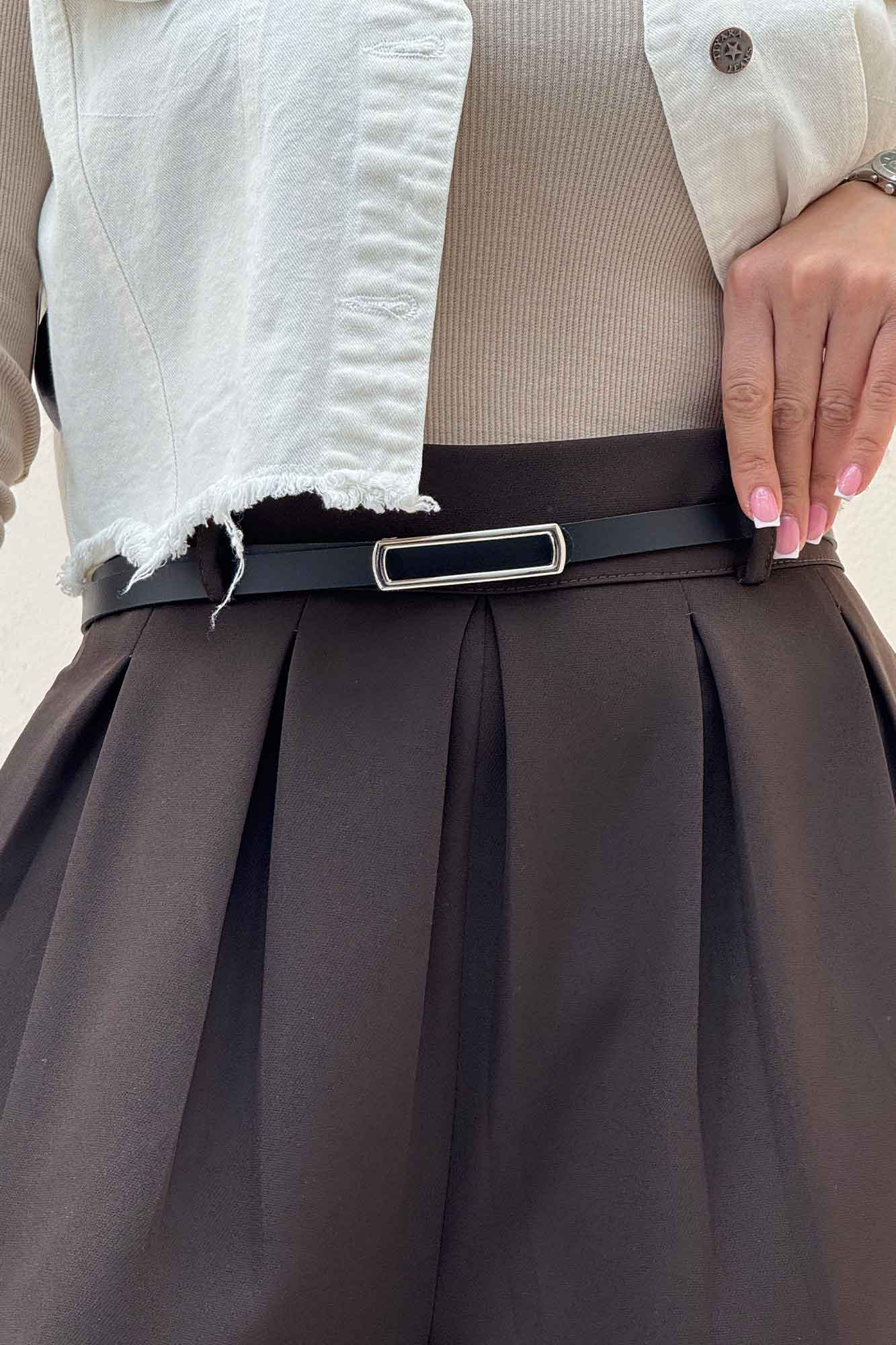 دامن شلواری مازراتی جلو پیله